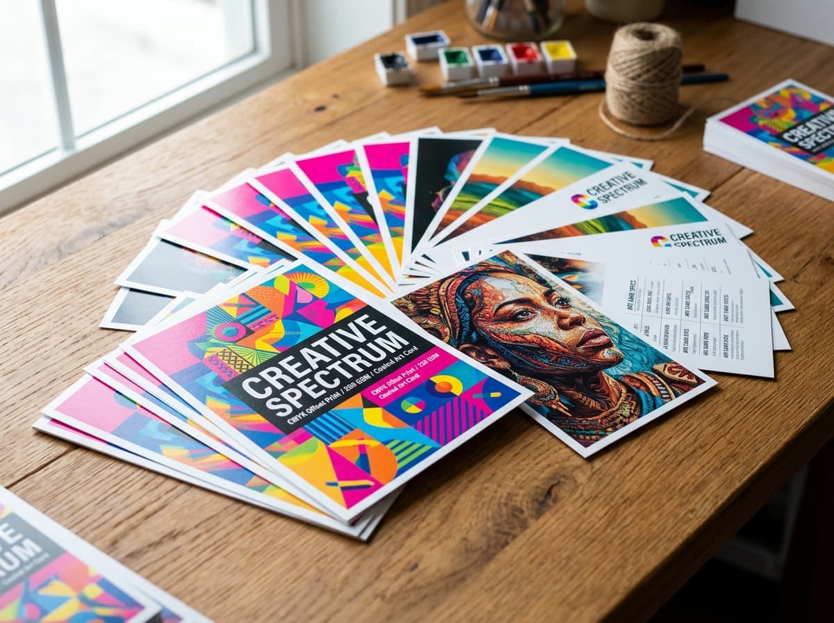 250 GSM coated art card both side full-color commercial offset printing