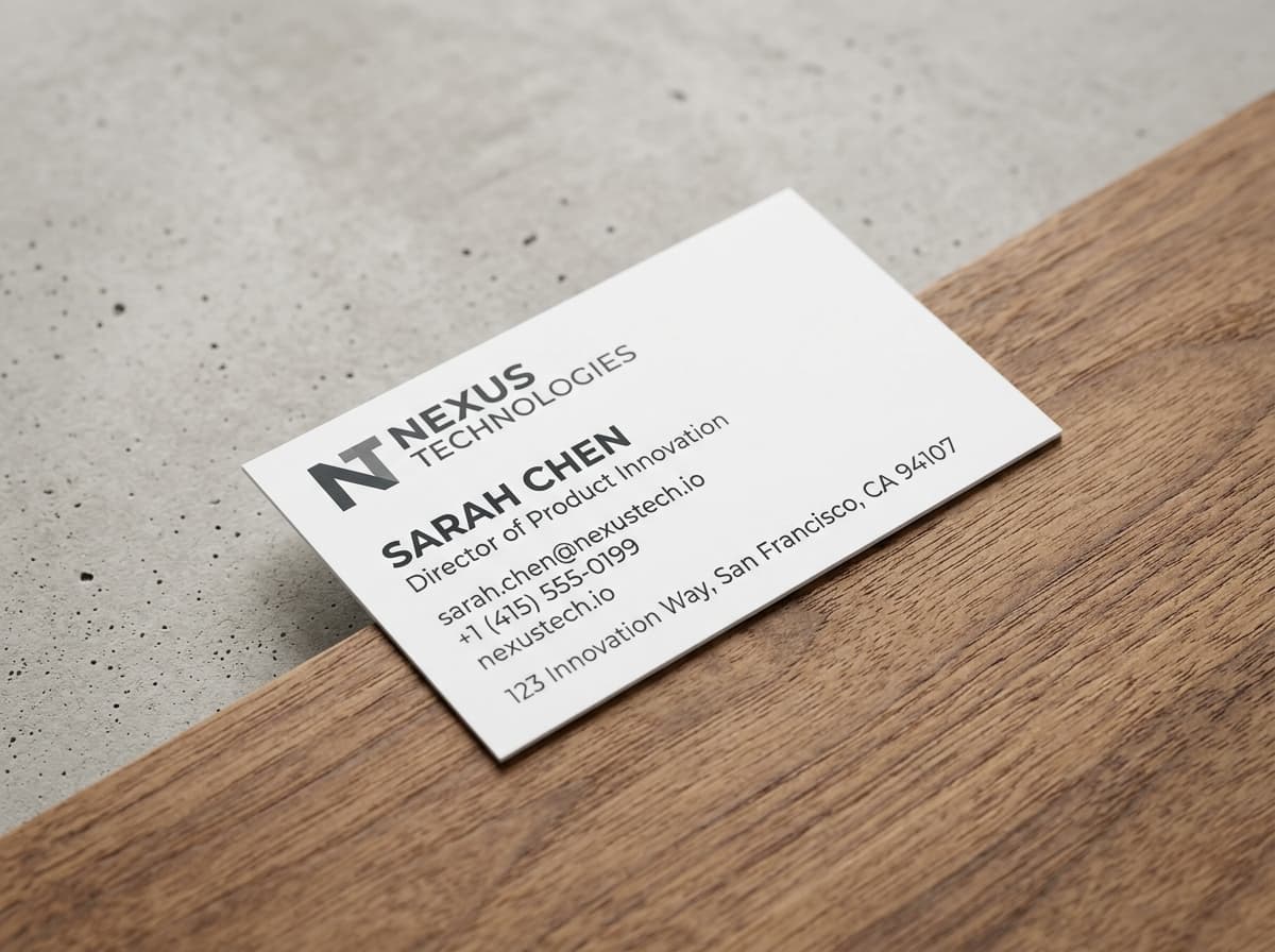 Luxury visiting cards with thermal matt and spot UV - Slide 2