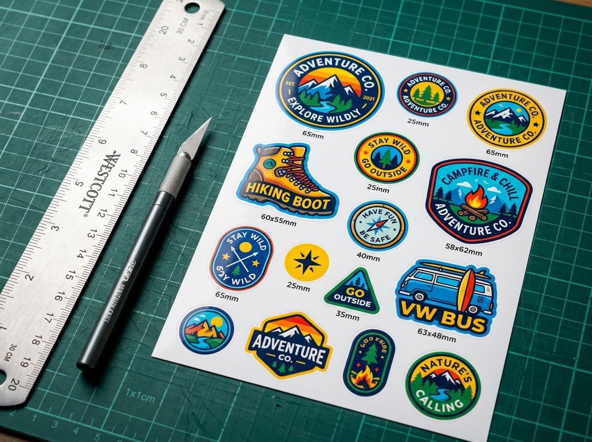 Custom printed adhesive vinyl stickers and labels - Slide 3